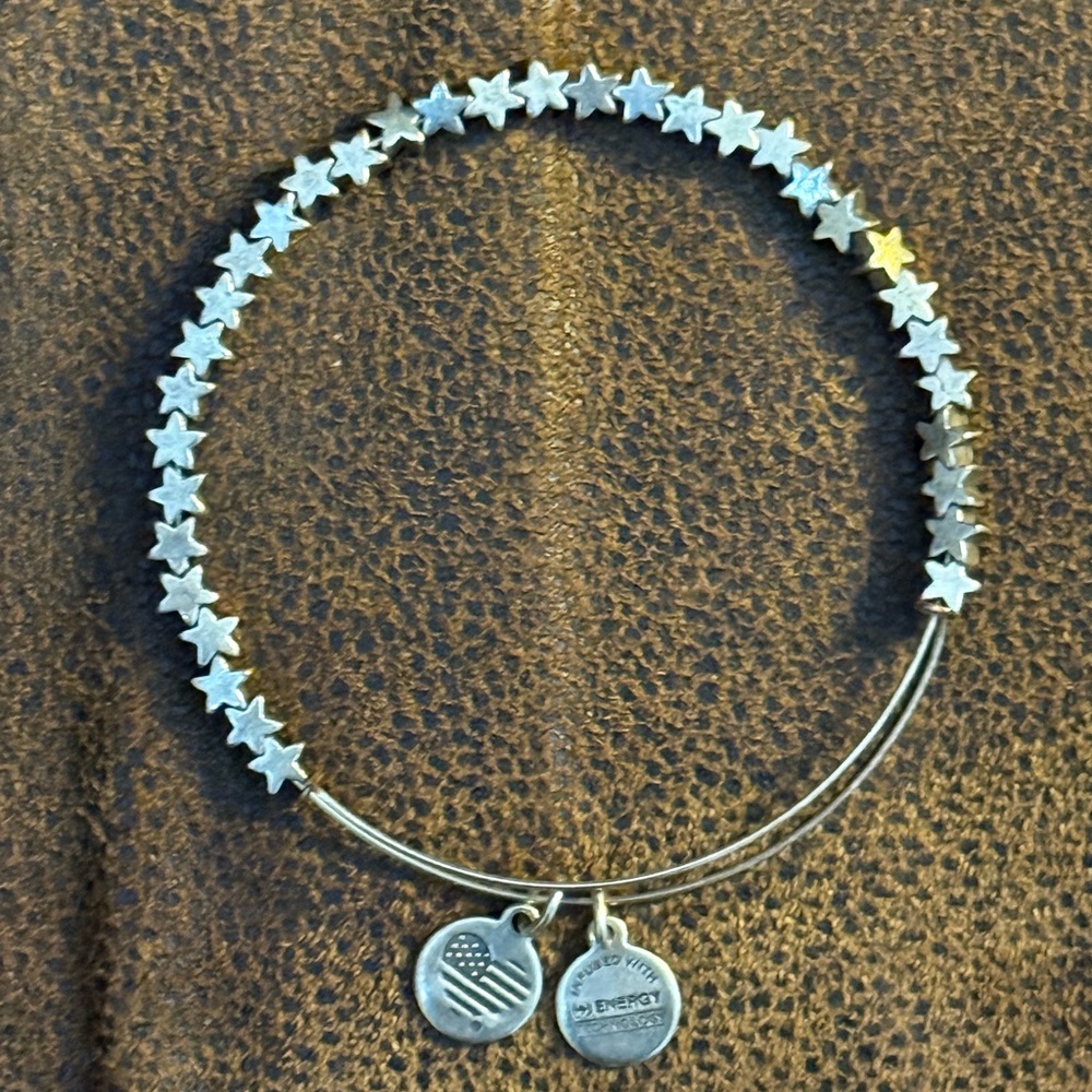 Alex and Ani Silver Star Bracelet